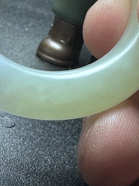 古玩玉器和田玉手鐲真品鑒賞圖