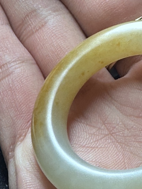 古玩玉器和田玉手鐲真品鑒賞圖