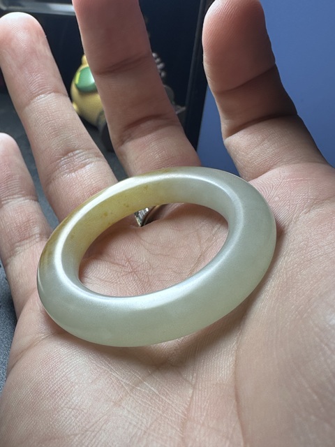 古玩玉器和田玉手鐲真品鑒賞圖