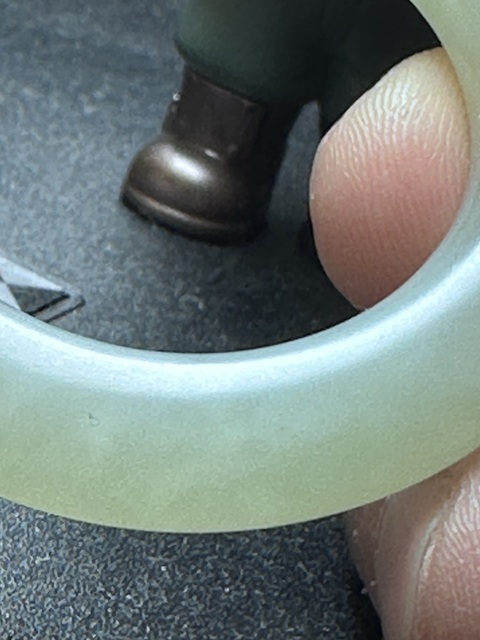 古玩玉器和田玉手鐲真品鑒賞圖