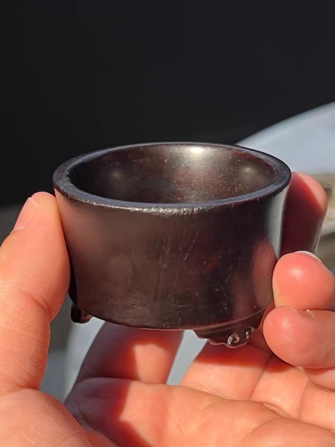 古玩雜項三足爐真品鑒賞圖