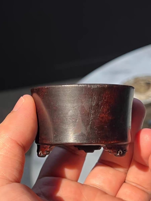 古玩雜項三足爐真品鑒賞圖