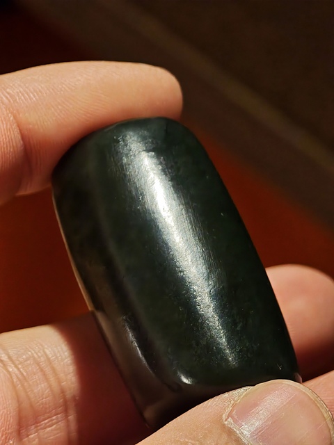 古玩玉器玉勒子真品鑒賞圖