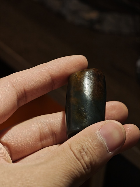 古玩玉器玉勒子真品鑒賞圖