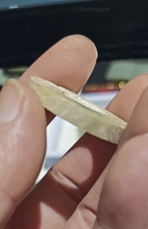 古玩玉器地方料玉玦真品鑒賞圖