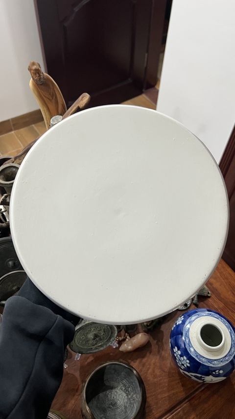 古玩陶瓷淺絳彩山水紋盤真品鑒賞圖