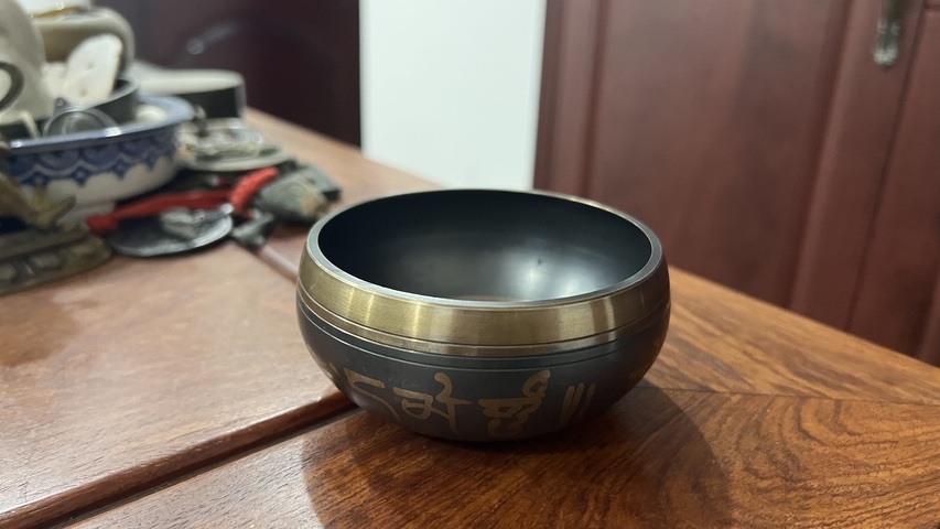 古玩雜項銅缽真品鑒賞圖