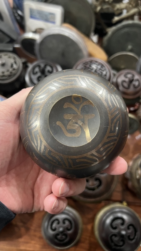 古玩雜項銅缽真品鑒賞圖