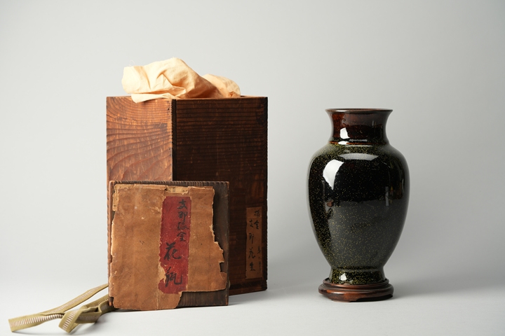 古玩陶瓷金星瓶真品鑒賞圖