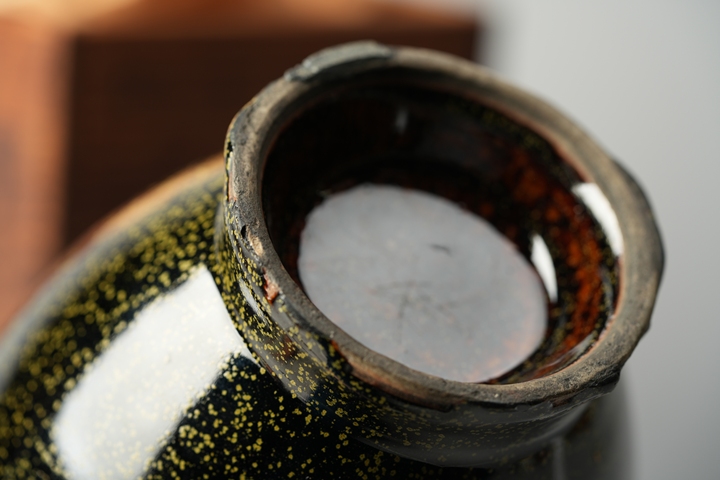 古玩陶瓷金星瓶真品鑒賞圖