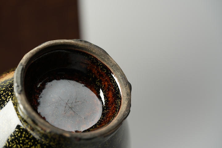 古玩陶瓷金星瓶真品鑒賞圖