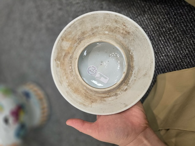 古玩陶瓷清雍正 粉彩嬰戲圖將軍罐真品鑒賞圖