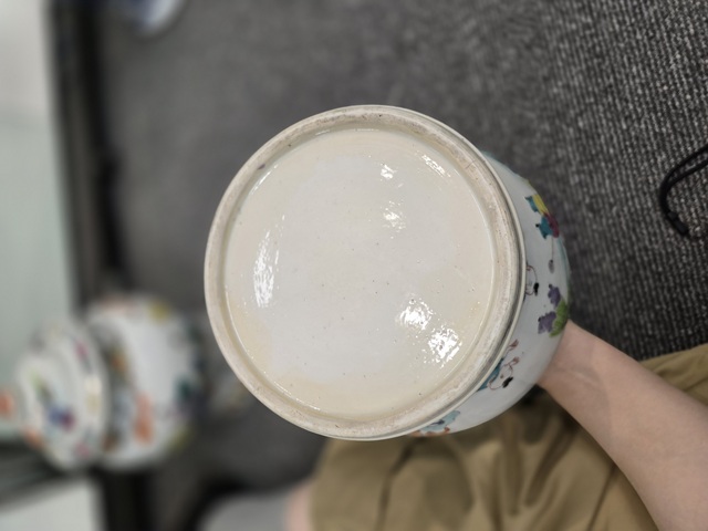 古玩陶瓷清雍正 粉彩嬰戲圖將軍罐真品鑒賞圖