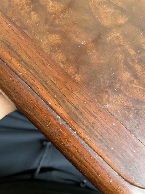 古玩雜項紅木臺幾真品鑒賞圖