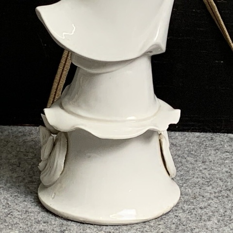 古玩陶瓷德化白瓷觀音菩薩造像真品鑒賞圖