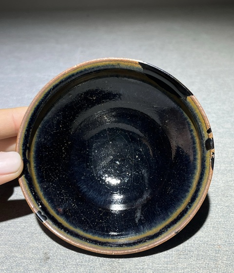 古玩陶瓷黑釉盞真品鑒賞圖