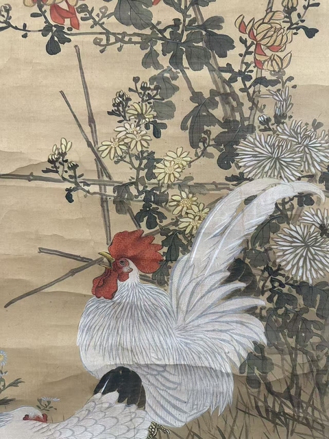 古玩字畫大吉圖真品鑒賞圖