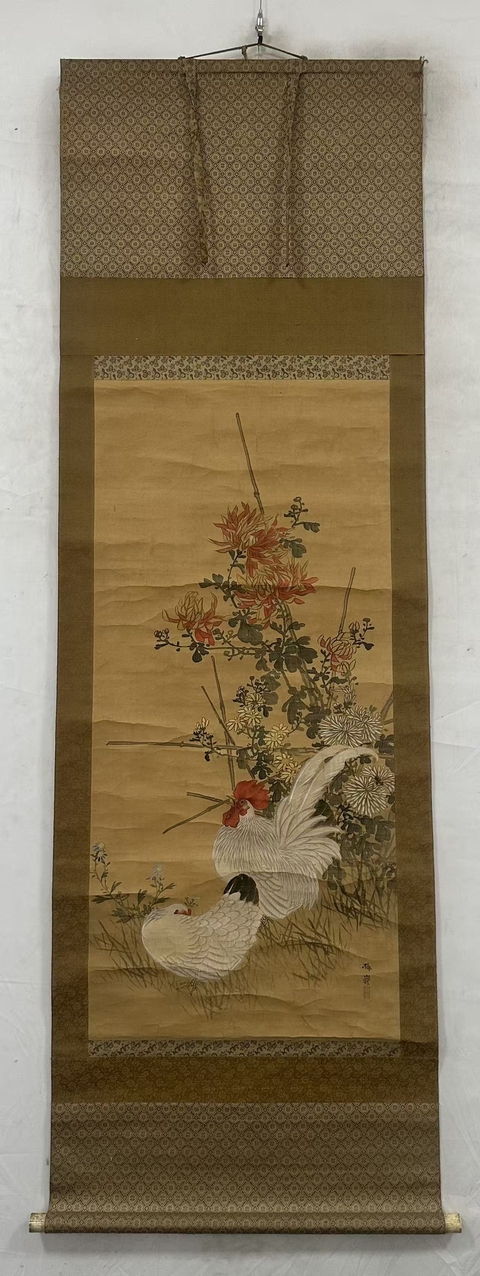 古玩字畫大吉圖真品鑒賞圖