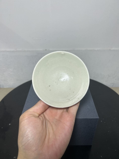 古玩陶瓷館藏級珍品五代十國時期白釉唇口盞拍賣，當前價格2800元