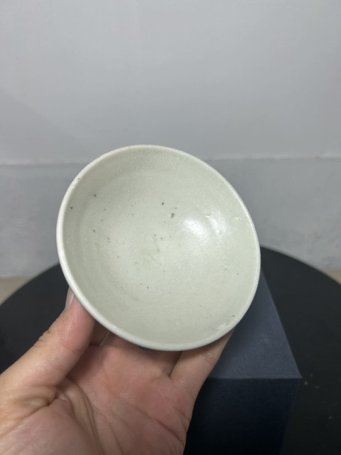 古玩陶瓷館藏級珍品五代十國時期白釉唇口盞拍賣，當前價格2800元
