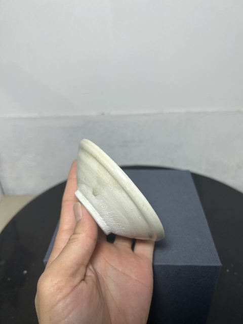 古玩陶瓷館藏級珍品五代十國時期白釉唇口盞拍賣，當前價格2800元