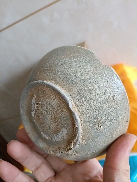 古玩陶瓷越窯青瓷洗真品鑒賞圖