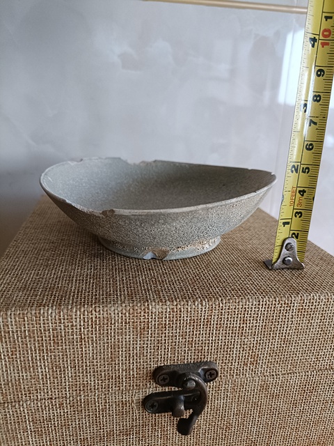 古玩陶瓷越窯青瓷洗真品鑒賞圖