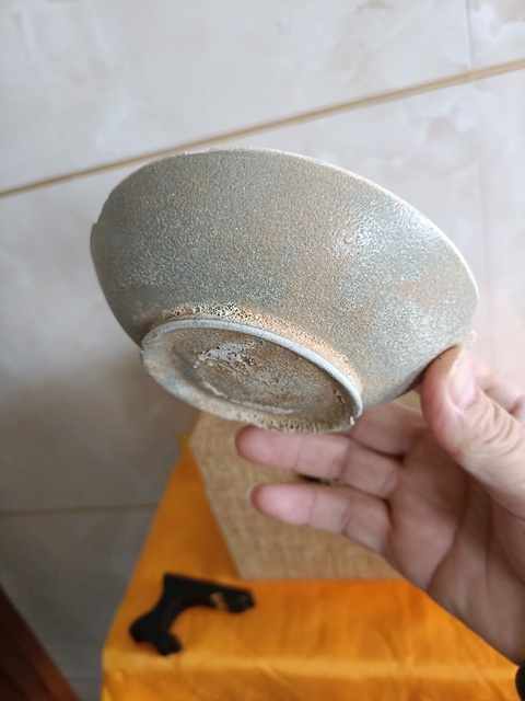 古玩陶瓷越窯青瓷洗真品鑒賞圖