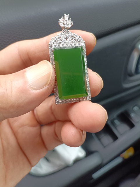 古玩玉器和田碧玉“平安無事牌”真品鑒賞圖