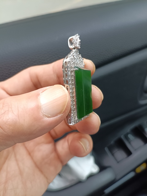 古玩玉器和田碧玉“平安無事牌”真品鑒賞圖