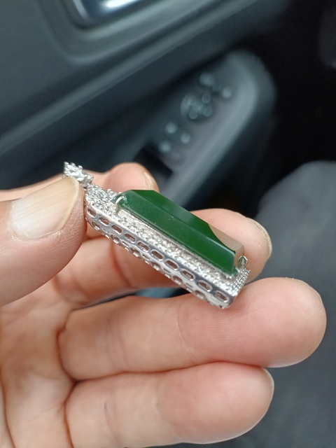 古玩玉器和田碧玉“平安無事牌”真品鑒賞圖