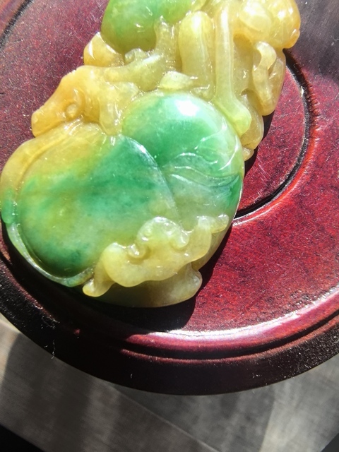 古玩玉器天然翡翠雕件真品鑒賞圖