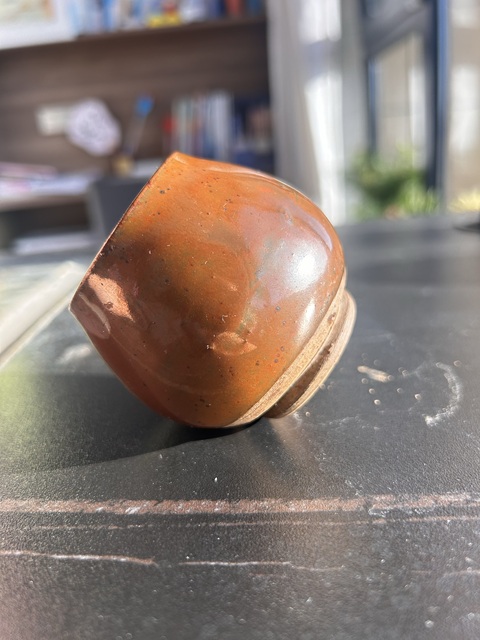 古玩陶瓷紅耀州雞心罐真品鑒賞圖