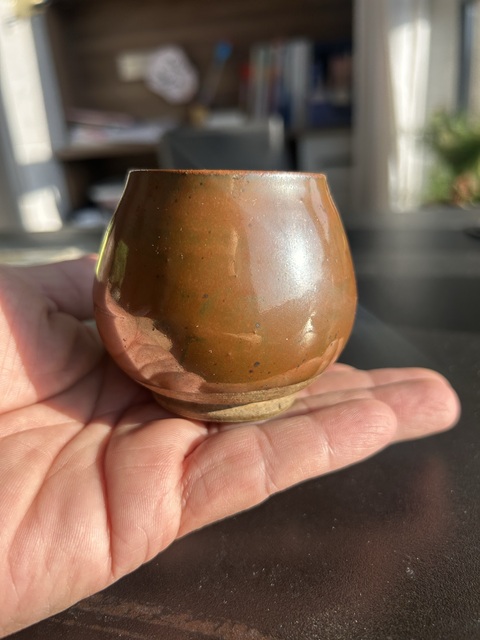 古玩陶瓷紅耀州雞心罐真品鑒賞圖