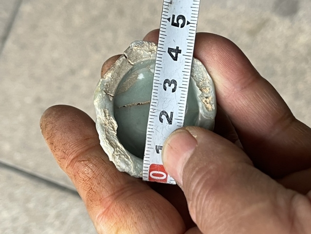 古玩陶瓷龍泉仿官窯火照真品鑒賞圖