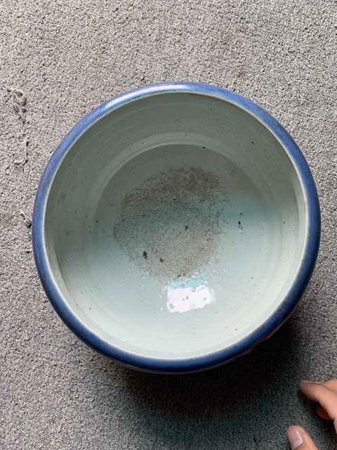 古玩陶瓷祭藍釉爐真品鑒賞圖