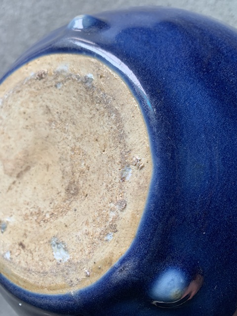 古玩陶瓷祭藍釉爐真品鑒賞圖