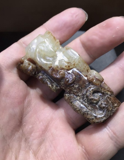 古玩玉器提油仿古“玉勒”真品鑒賞圖