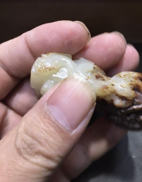 古玩玉器提油仿古“玉勒”真品鑒賞圖