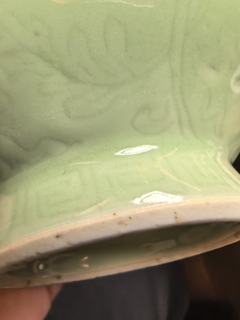 古玩陶瓷蒜頭瓶真品鑒賞圖