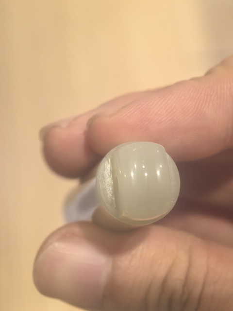 古玩玉器和田玉雕“素紋翎管”真品鑒賞圖