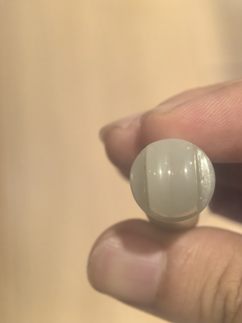 古玩玉器和田玉雕“素紋翎管”真品鑒賞圖