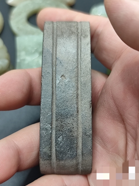 古玩玉器做舊仿古“玉劍璏”真品鑒賞圖