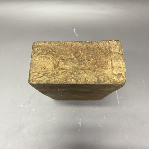 古玩陶瓷 絞胎磚硯真品鑒賞圖