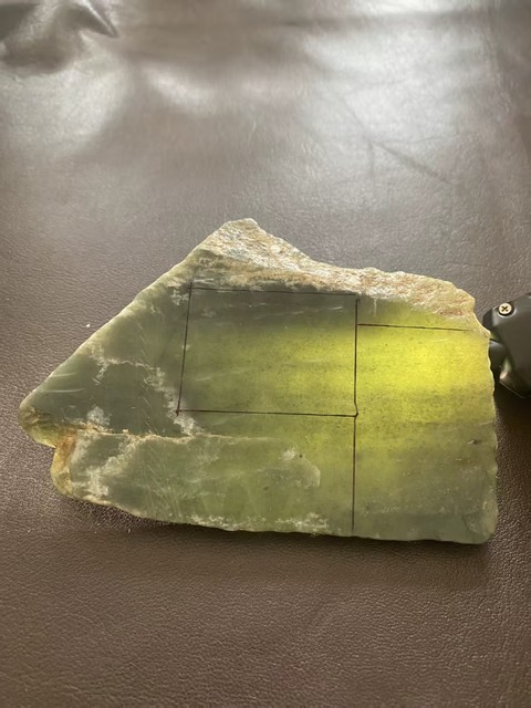 古玩玉器和田玉璧（殘片）真品鑒賞圖