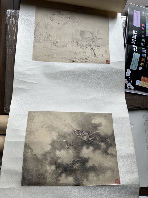 古玩字畫姚濤款小品真品鑒賞圖