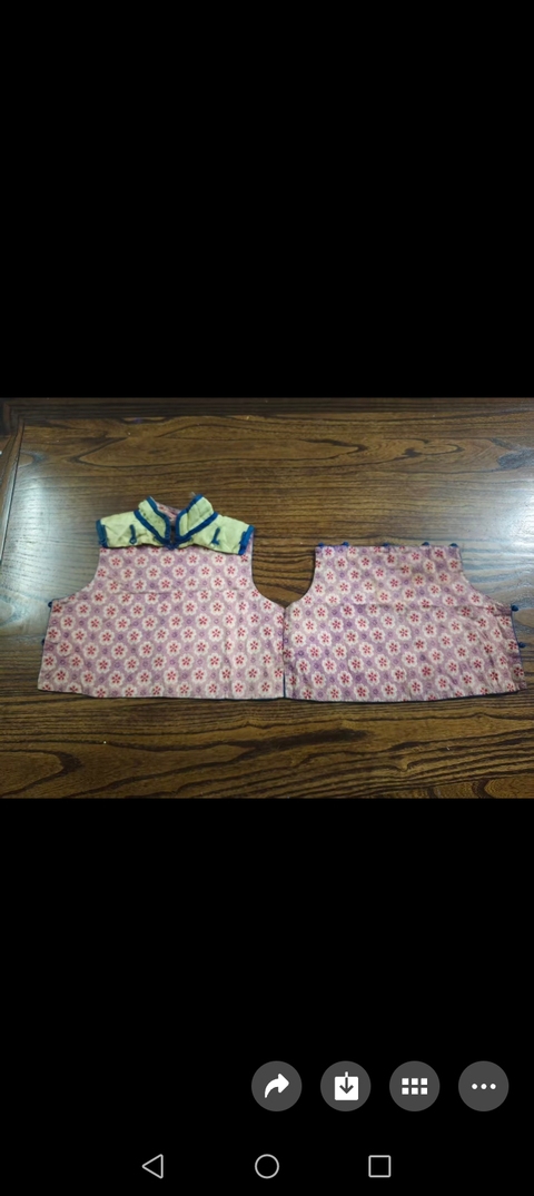 古玩雜項刺繡馬甲真品鑒賞圖