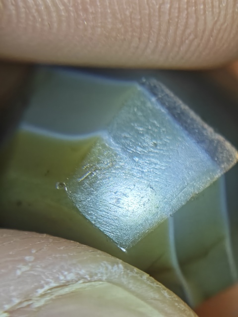 古玩玉器老瑪瑙棱面珠真品鑒賞圖