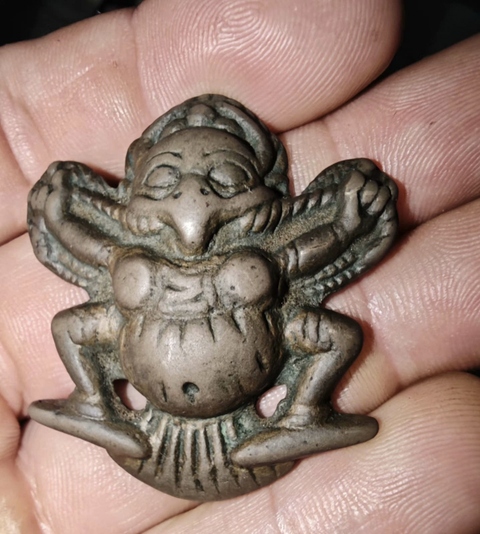 古玩銅器銅大鵬鳥真品鑒賞圖