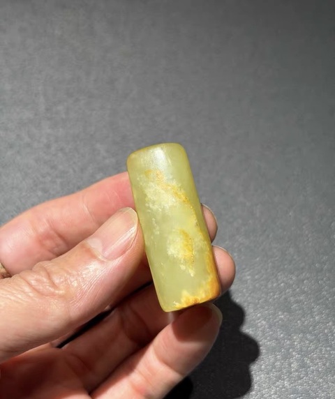 古玩玉器仿古玉勒子真品鑒賞圖